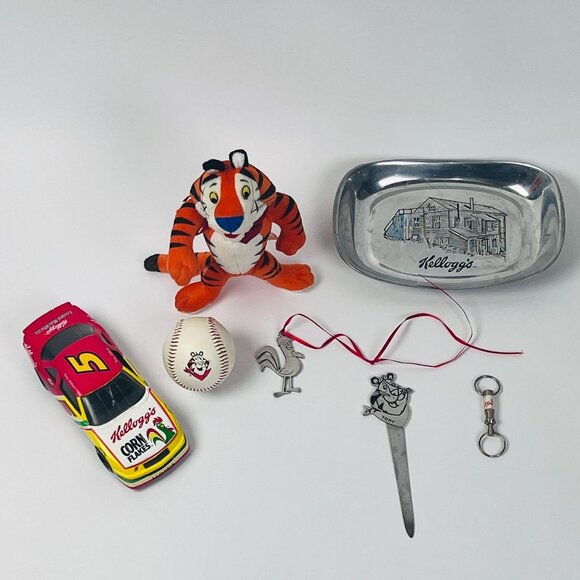 Kellogg's Memorabilia Vintage 90's Bundle Featuring Tony The Tiger Collectibles - Picture 1 of 10